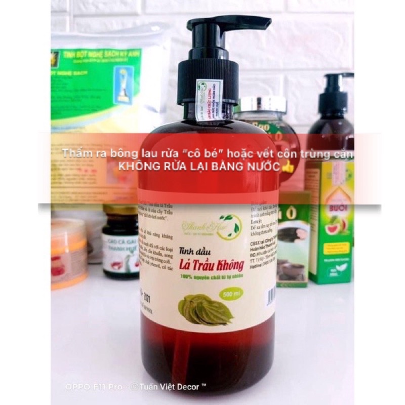 Tinh dầu lá trầu không - nguyên chất 100%