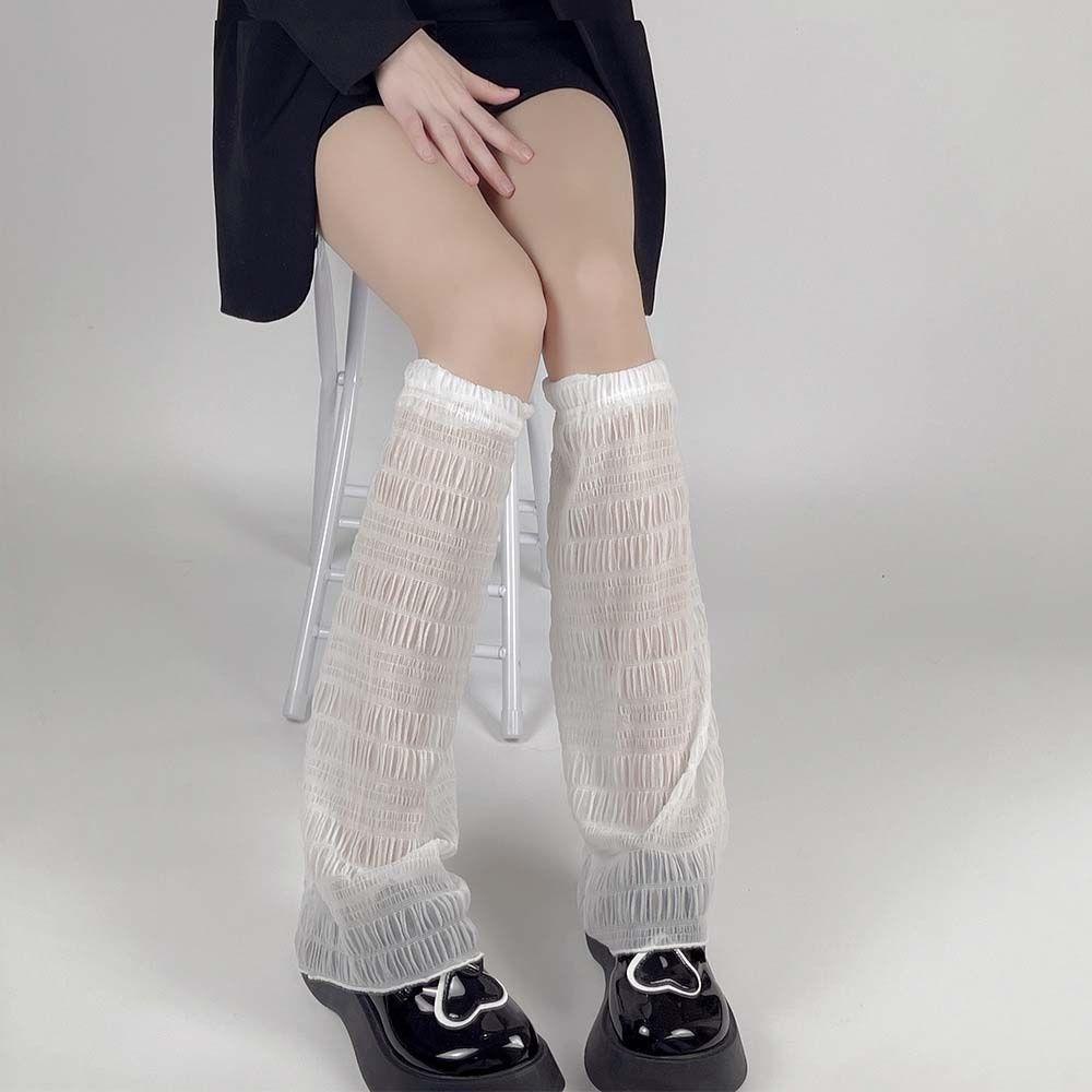 Vớ Ren Ống Rộng Giữ Ấm Chân Phong Cách Lolita Thời Trang Mùa Hè Cho Nữ