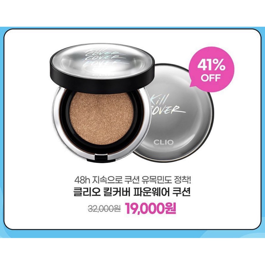 [20SS LIMITED] Phấn Nước CLIO Kill Cover Founwear Cushion XP Street Pastel Collection SPF 50+/PA+++ (15g*2) | BigBuy360 - bigbuy360.vn