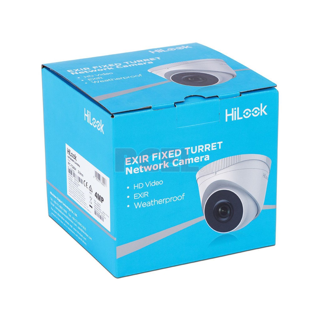 Camera IP Dome hồng ngoại 4.0 Megapixel HILOOK IPC-T240H - Hàng chính hãng