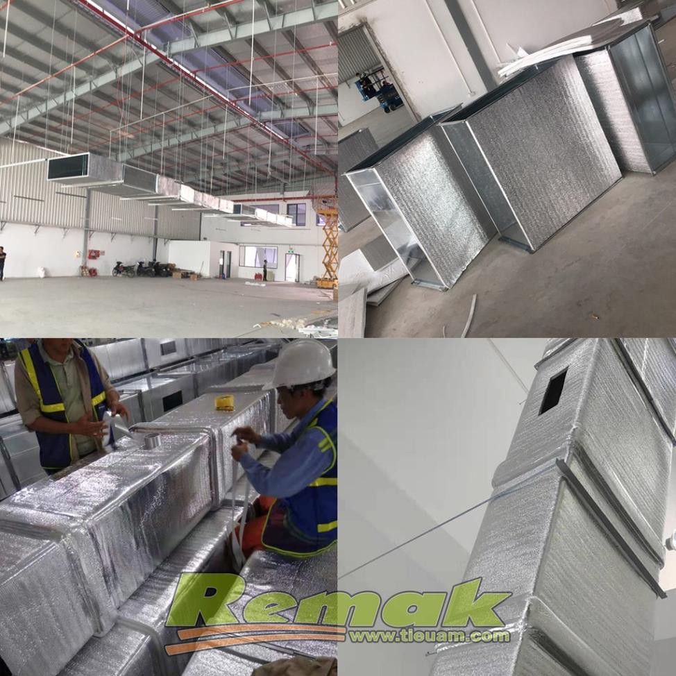 Xốp bạc cách nhiệt PE Foam dày 3ly có mặt bạc