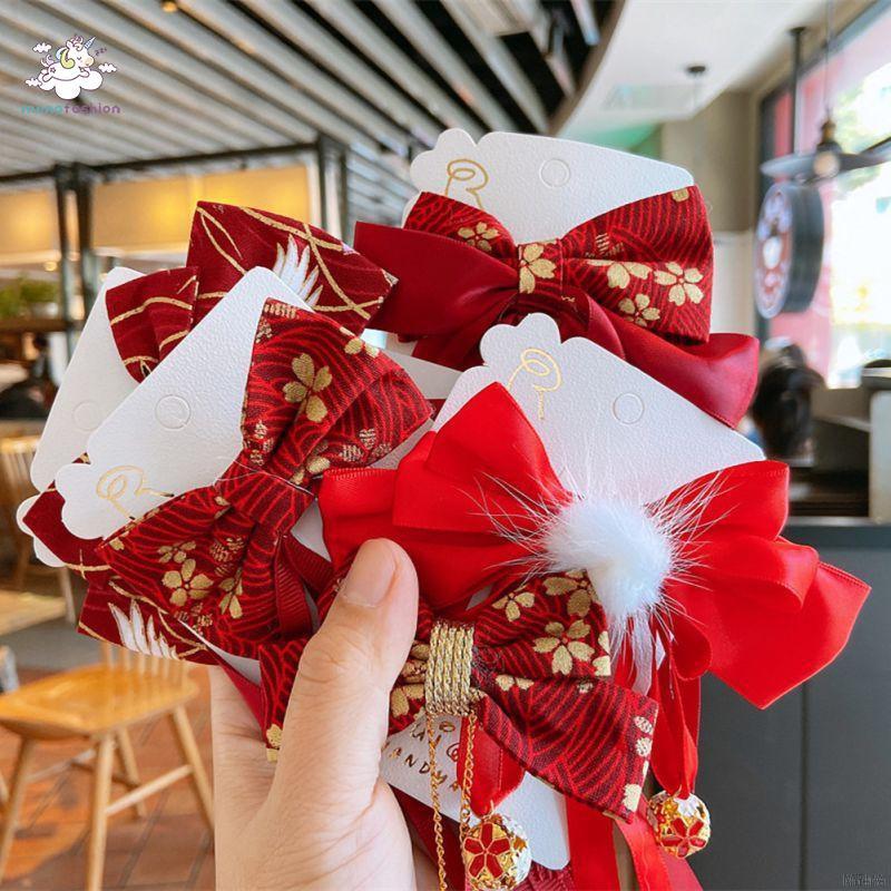 Kẹp Tóc Nơ Xinh Xắn Đáng Yêu Cho Bé Gái