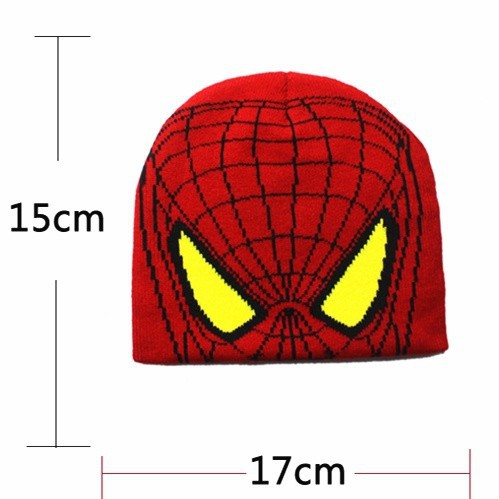 Vanker - Nón và găng tay giữ ấm hình siêu anh hùng Spiderman cho trẻ.