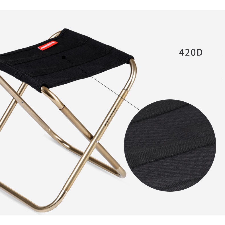 Ghế xếp gọn mini, chất liệu hợp kim Nhôm siêu nhẹ NatureHike NH17Z012-L | BigBuy360 - bigbuy360.vn