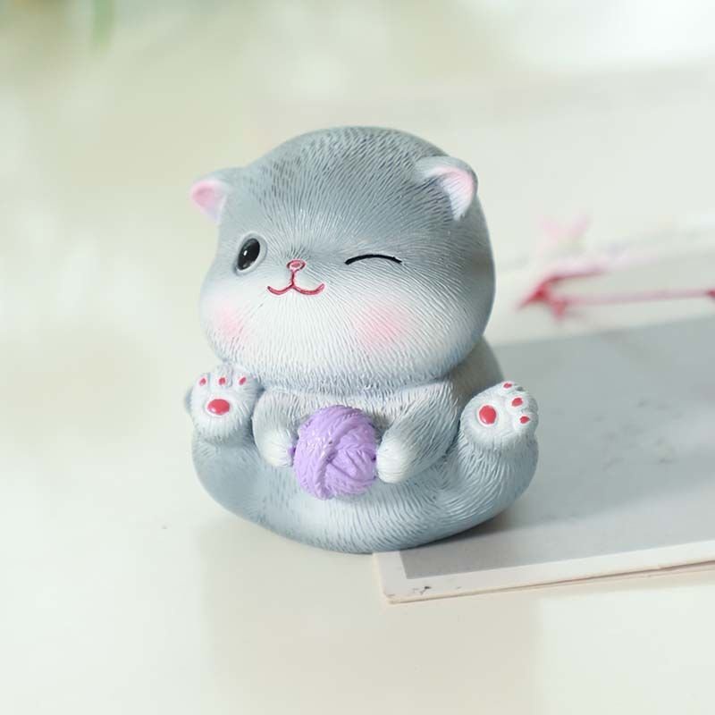 Mô hình mèo biểu cảm đáng yêu. Siêu cute làm quà tặng hoặc trang trí trưng bày