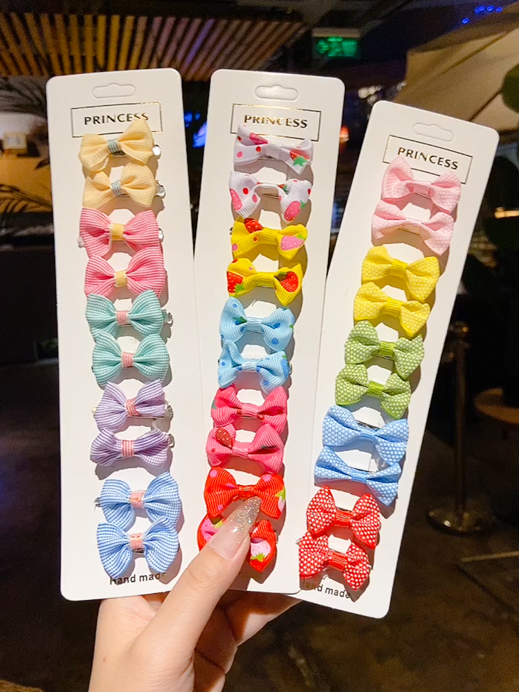 Set kẹp tóc hình nơ dễ thương dành cho bé gái