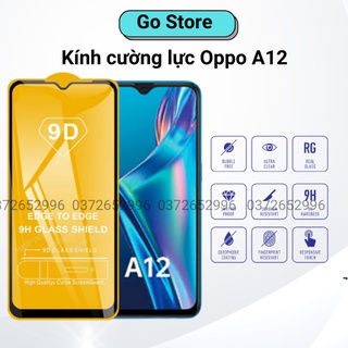 Kính cường lực oppo a12 - full màn