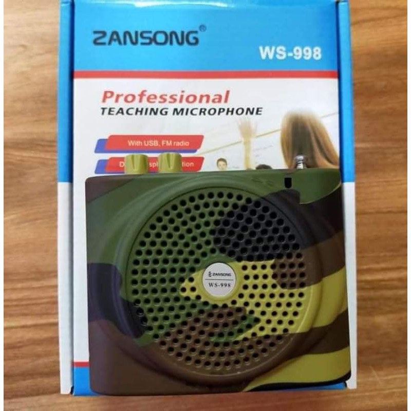 LOA WS998 TRỢ GIẢNG/ BẪY CHIM KÈM THẺ NHỚ 4G