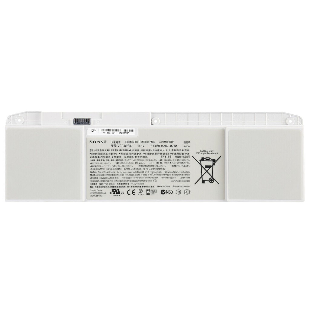 Pin Laptop Sony VAIO T11 T13 VAIO SVT-11 SVT-13 Mã Pin BPS30 45Wh 11.1V Hàng Full Box