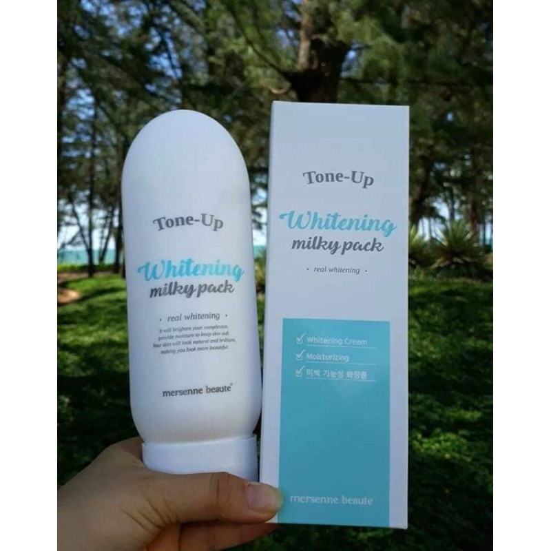 Lotion tone- up whitening milky pack