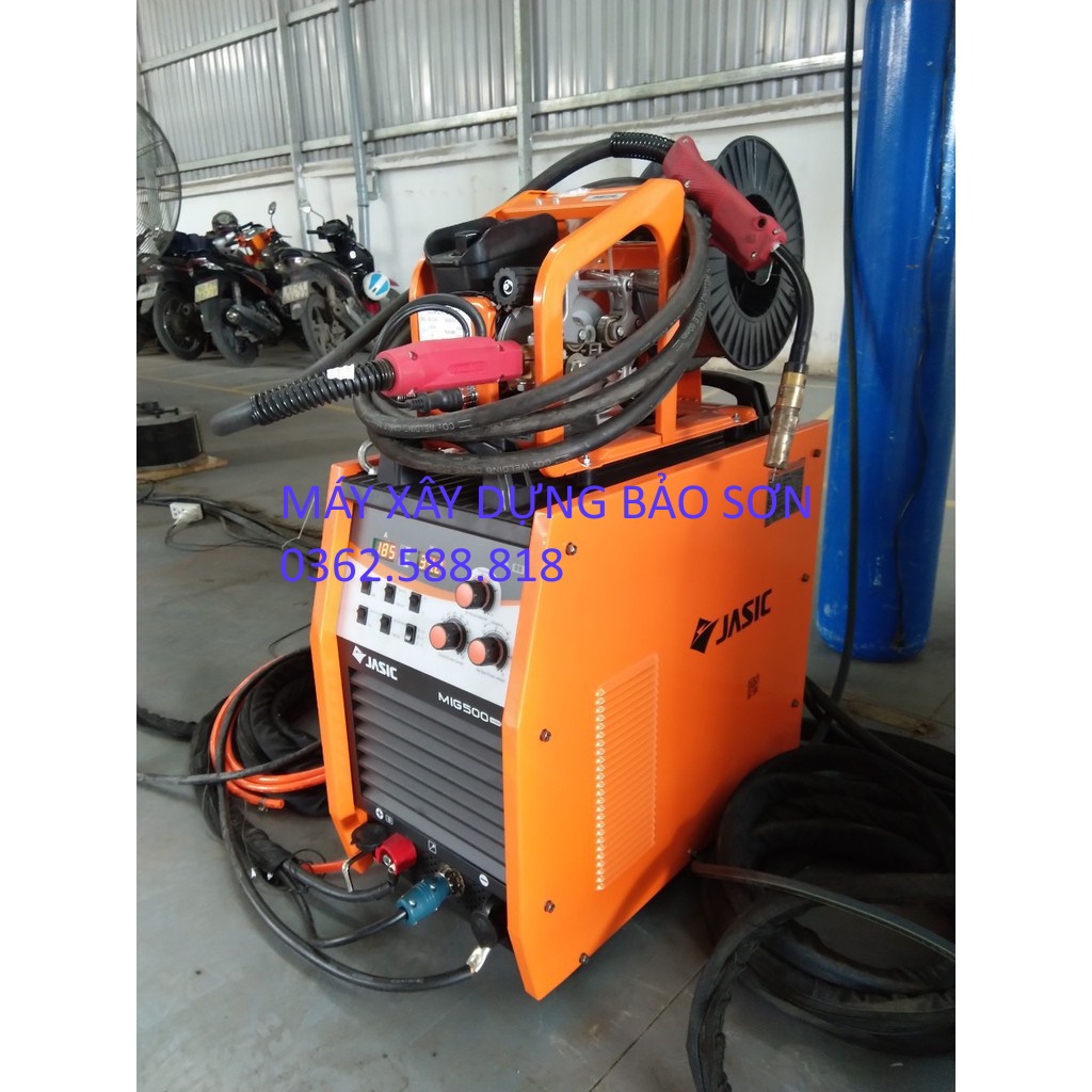 Máy hàn MIG 500 Máy hàn jasic MIG đầy đủ phụ kiện bảo hành 1 năm