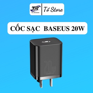Cốc sạc baseus super si mini usb c qc3.0 pd 20w sạc nhanh cho điện thoại