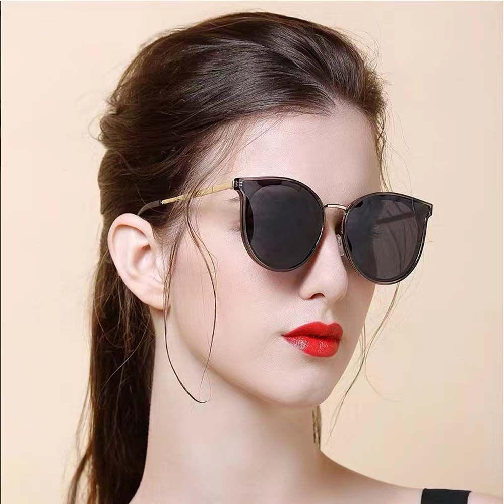 Kính mát tròng nhiều màu sắc thiết kế thời trang phong cách Hàn Quốc cho nữ