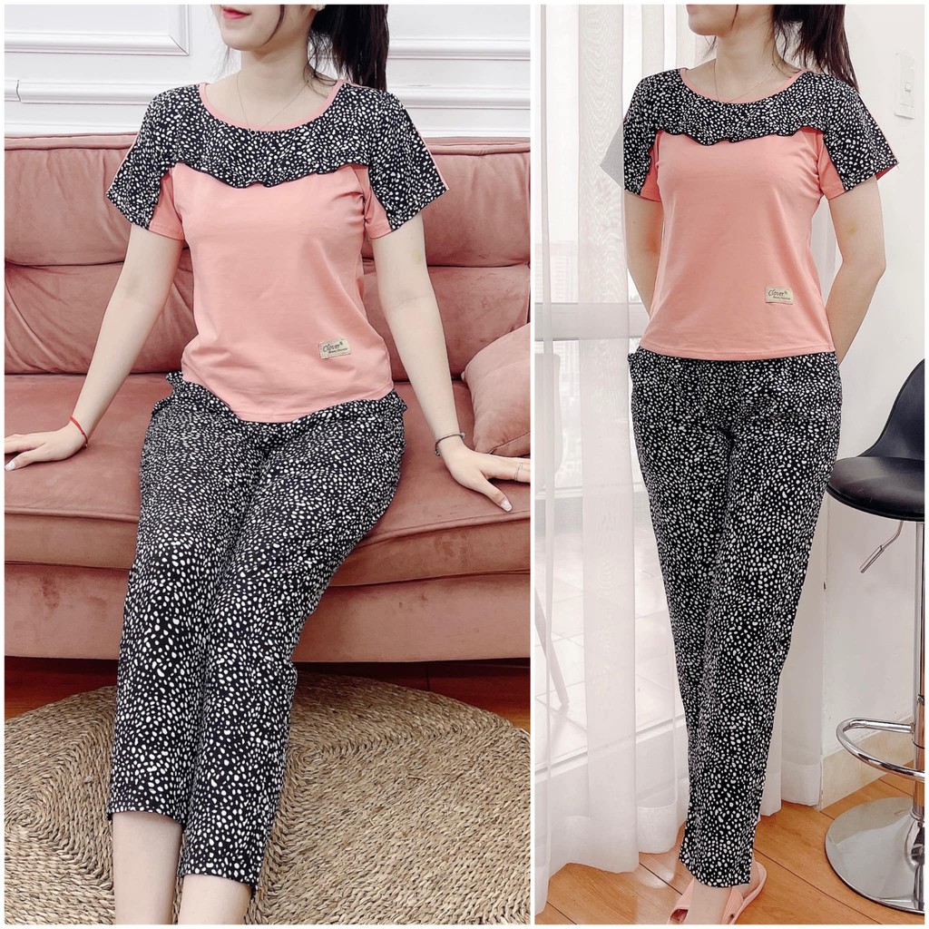 áo cotton mềm quần lụa