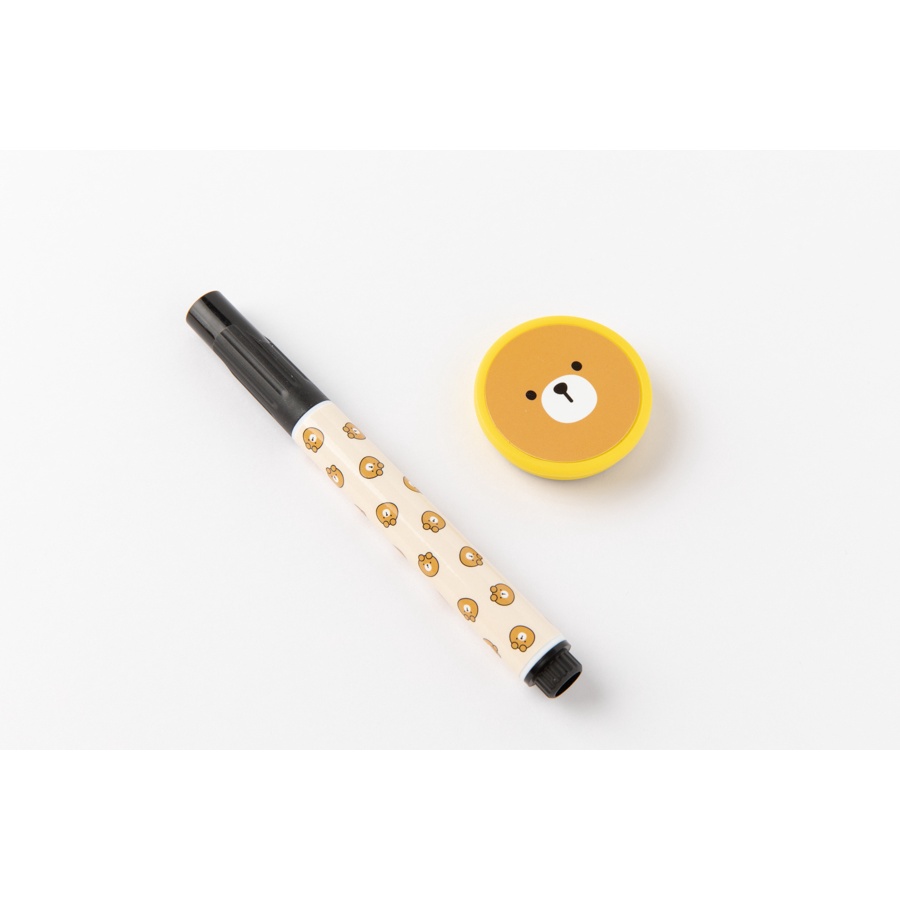 Bảng Trắng ARTBOX Hàn Quốc Galapagos Màu Vàng Kèm Bút Lông