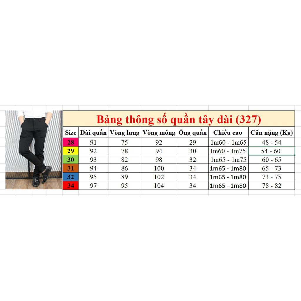 Quần tây nam phong cách Hàn Quốc 327 | BigBuy360 - bigbuy360.vn