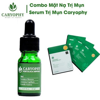 Combo Serum+ Mặt Nạ Trị Mụn Ẩn Ngăn Ngừa Mụn Tái Phát Giúp Da Hết Nhờn