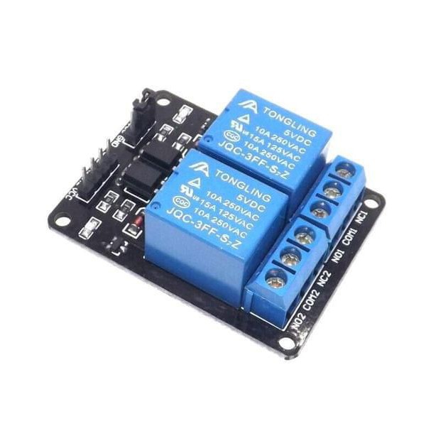 Module 2 Relay Kích Mức Thấp 5VDC