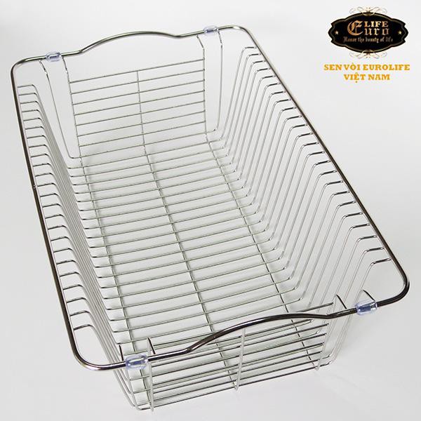 Rổ Inox dùng cho chậu rửa chén Inox Eurolife 1 hộc EL-R6