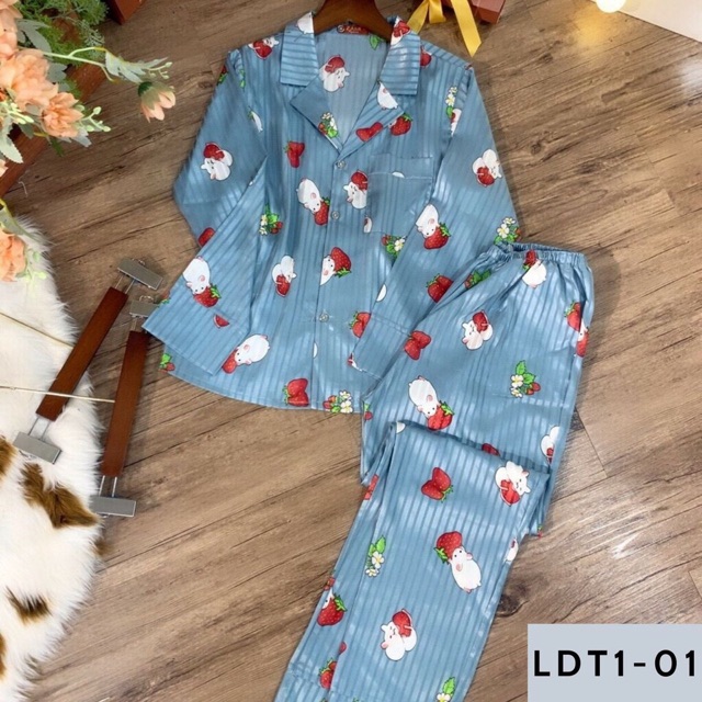 Bộ Lụa gấm tay dài