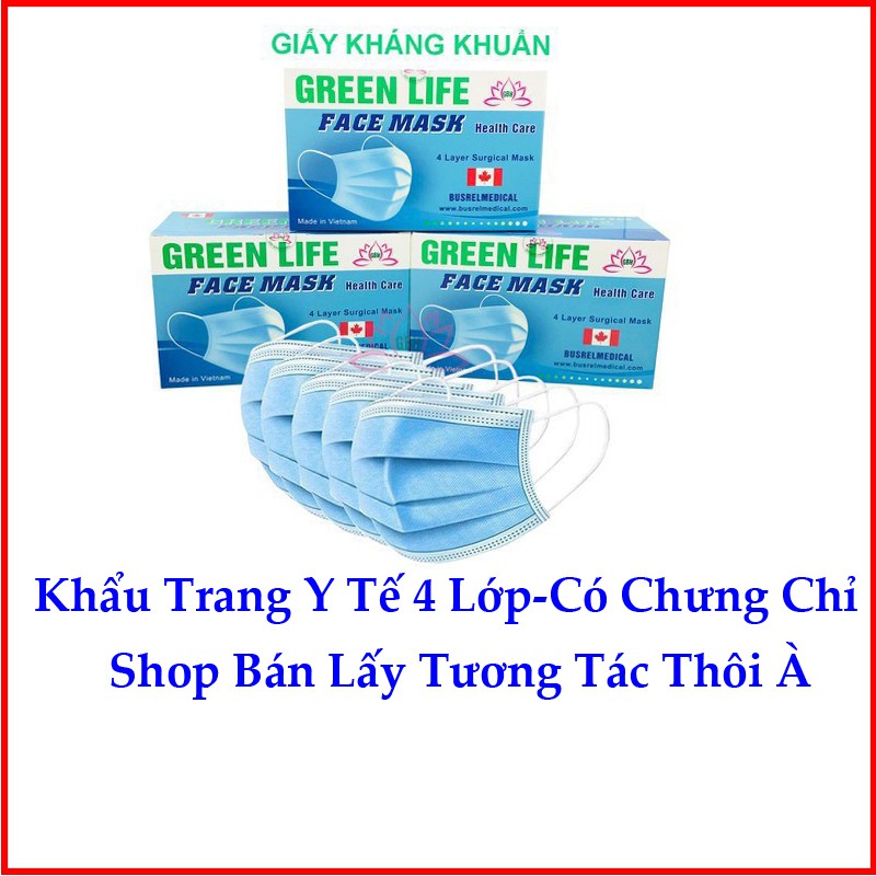 KHẨU TRANG Dùng 1 Lần Hộp 50 Chiếc