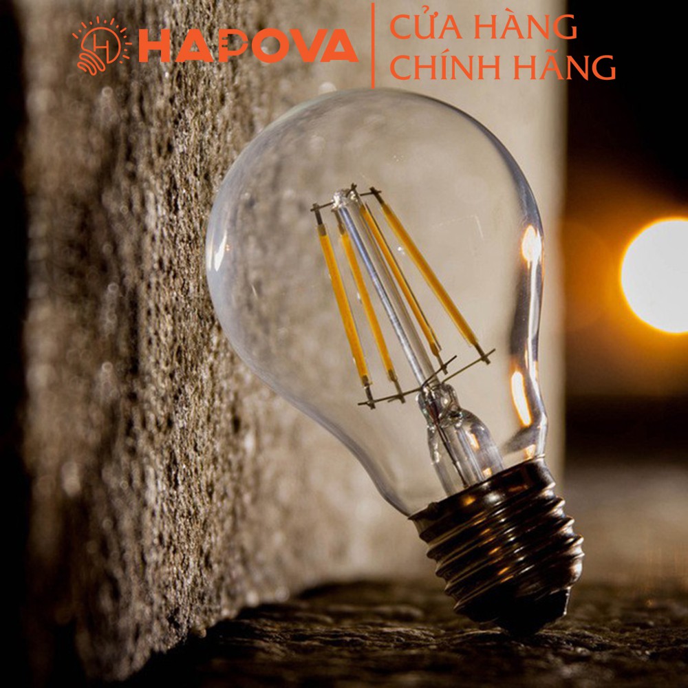 Bóng đèn led trang trí A60 HAPOVA MONSK Ánh sáng vàng