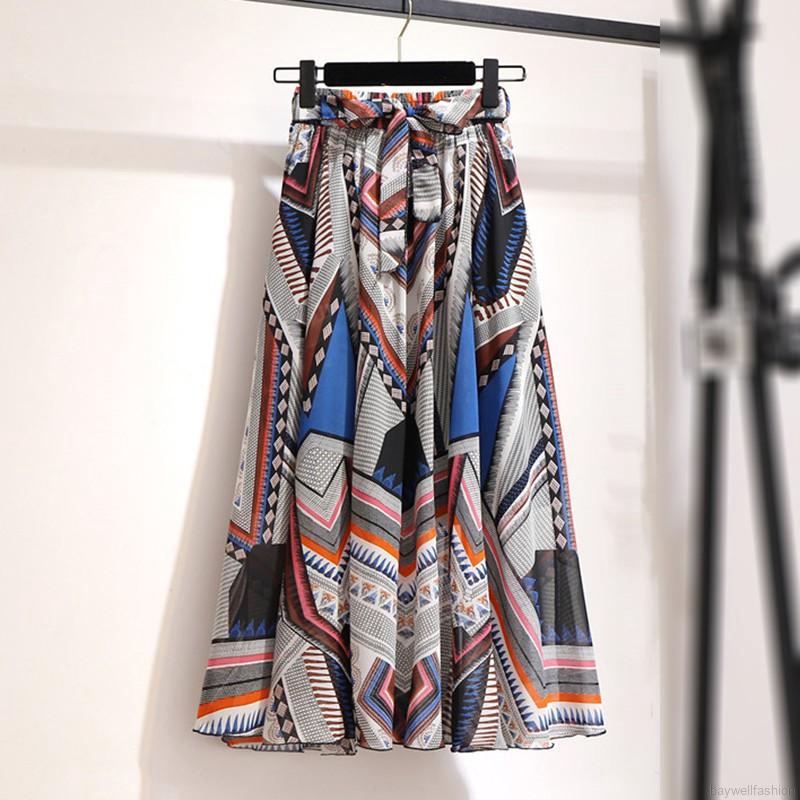 Chân Váy Dài In Hoa Thời Trang Nữ Tính | BigBuy360 - bigbuy360.vn