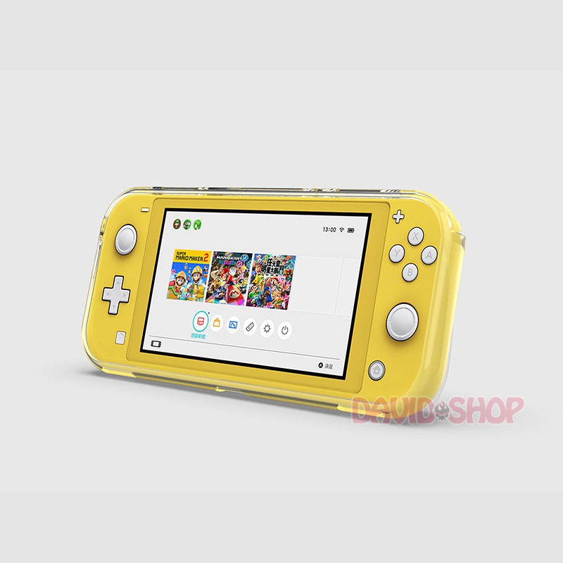 Case TPU dẻo trong suốt, siêu bóng, cán lồi cho Nintendo Switch Lite