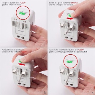 Multi-Function Global Universal Power Adapter Converter Travel Plug Adapter