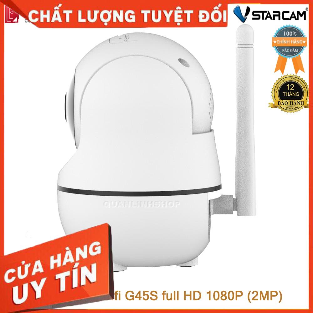 (giá khai trương) Camera giám sát IP wifi hồng ngoại ban đêm Vstarcam G45S Full HD 1080P 2MP