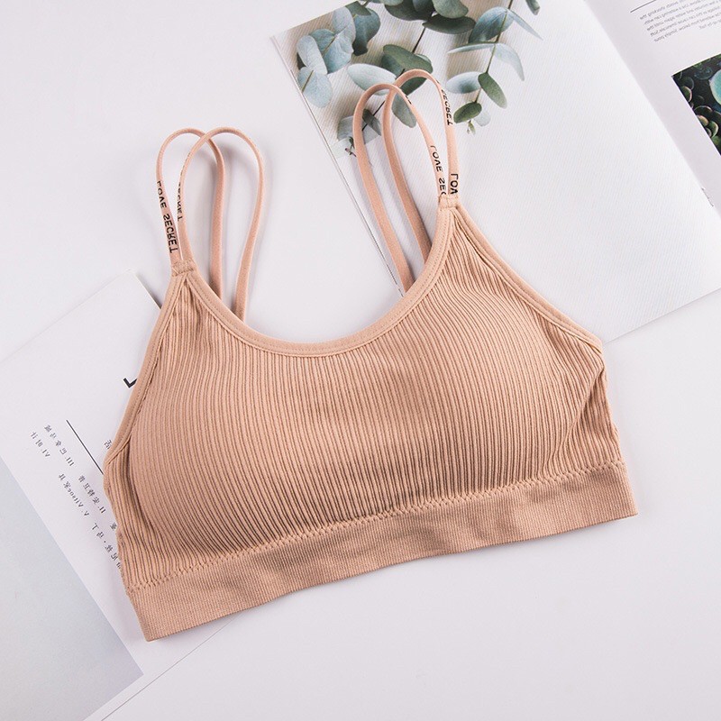Áo Bra Tăm Gân Dây Áo Chữ mút dày 2cm [Siêu Sale [Ảnh thật [Chính hãng