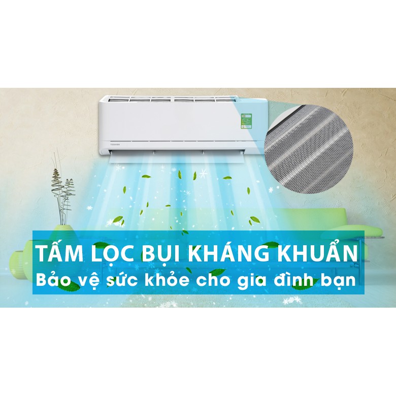 Máy lạnh Toshiba 1 HP RAS-H10U2KSG-V (Miễn phí giao tại HCM-ngoài tỉnh liên hệ shop)