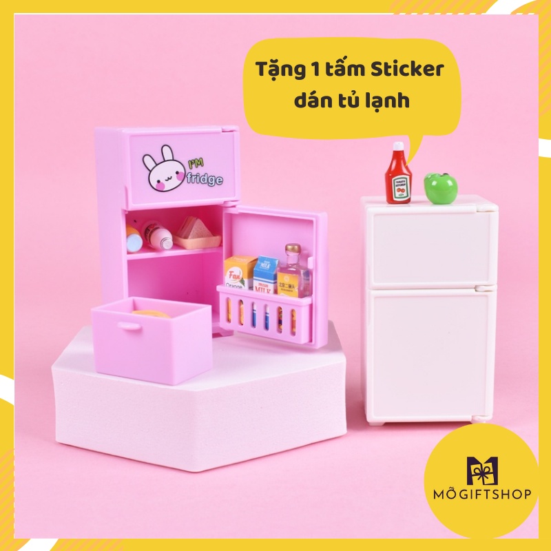 Tủ lạnh mini mô hình đồ chơi trang trí