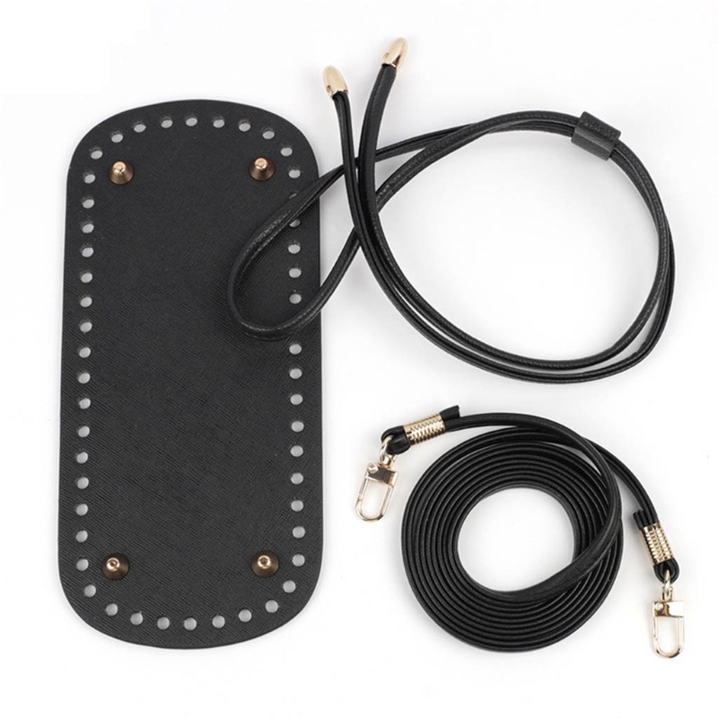 QQ Bộ 3 Chân Đế Túi Xách Đan Len Thiết Kế Đục Lỗ Xinh Xắn DIY