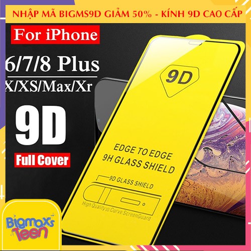 Kính cường lực iphone 6/6S, 6PLUS/7/ 8,7PLUS/ 8PLUS,X/XS/ XSMAX/11 pro/11promax/12/12 pro full màn 9D cao cấp | BigBuy360 - bigbuy360.vn