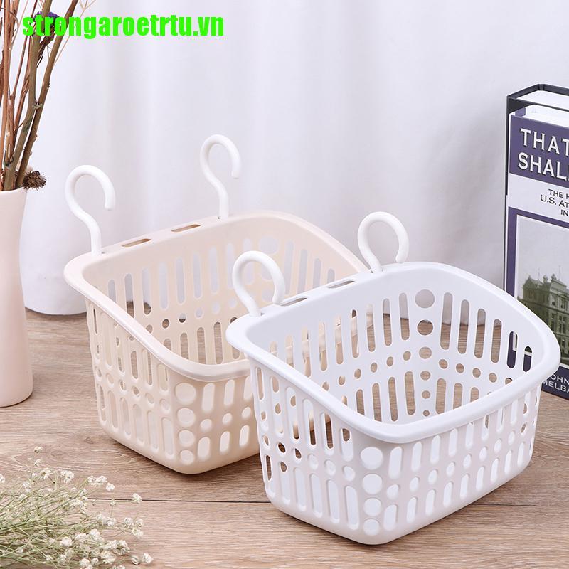Giỏ Nhựa Treo Tường Đựng Đồ Dùng Nhà Tắm / Vệ Sinh