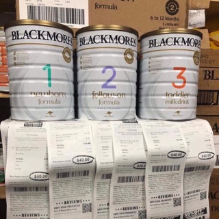Sữa bột Blackmores số 1,2,3