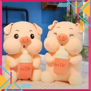Gấu bông heo con hút sữa