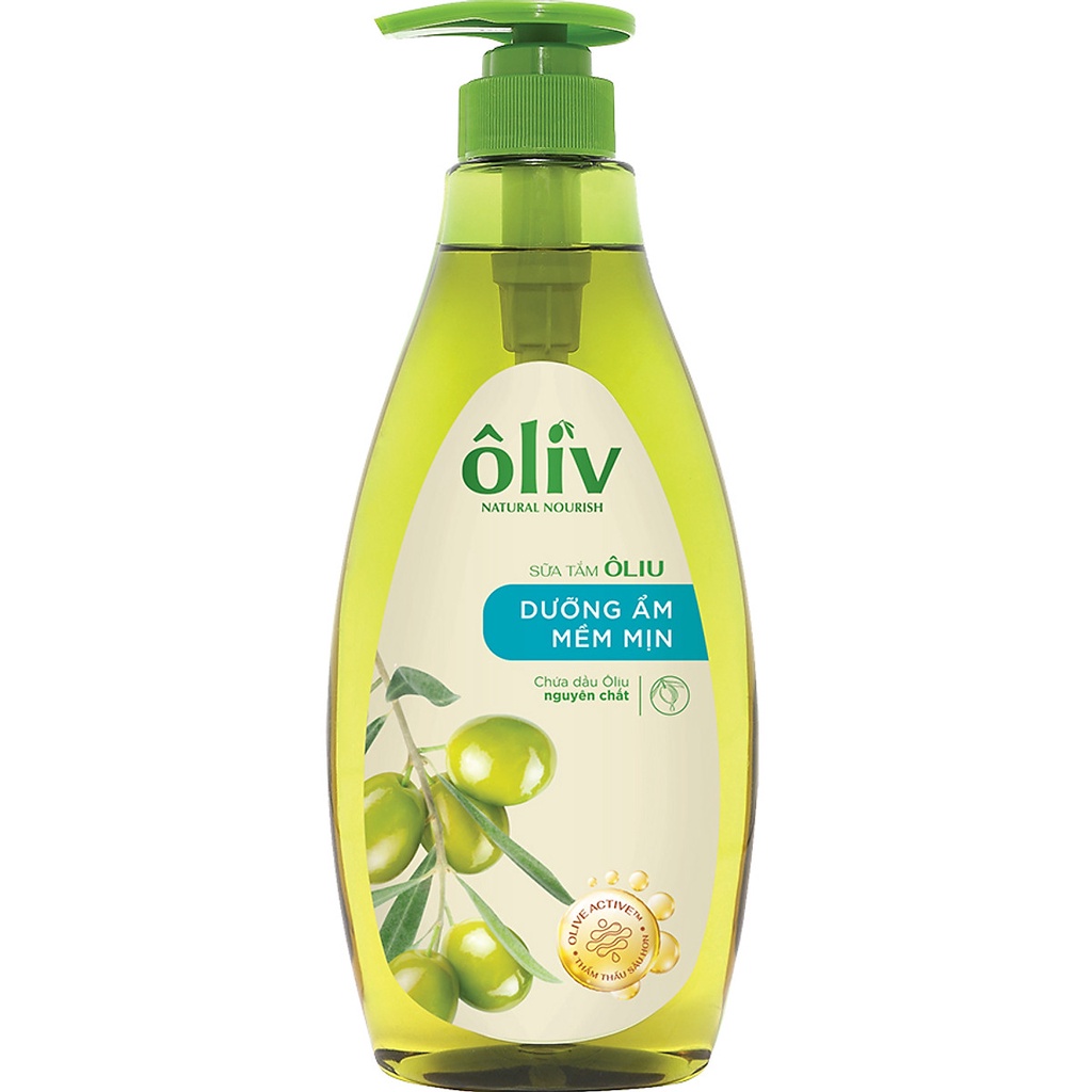 Sữa Tắm Ôliv Natural Nourishing Dưỡng Ẩm Sáng Da 650ml