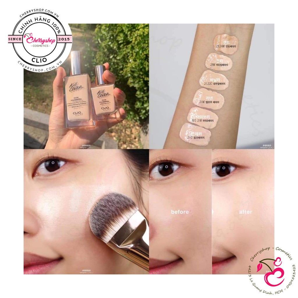 Kem nền Clio Kill Cover Glow Foundation