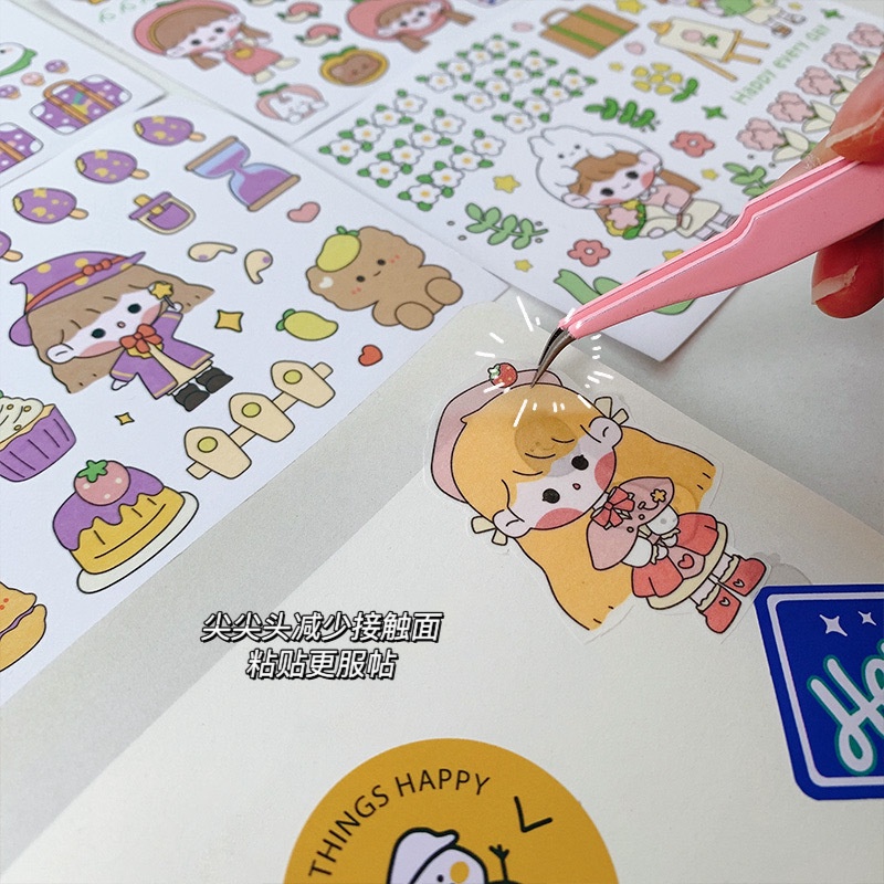 Nhíp Gắp Sticker ngọt ngào dễ thương