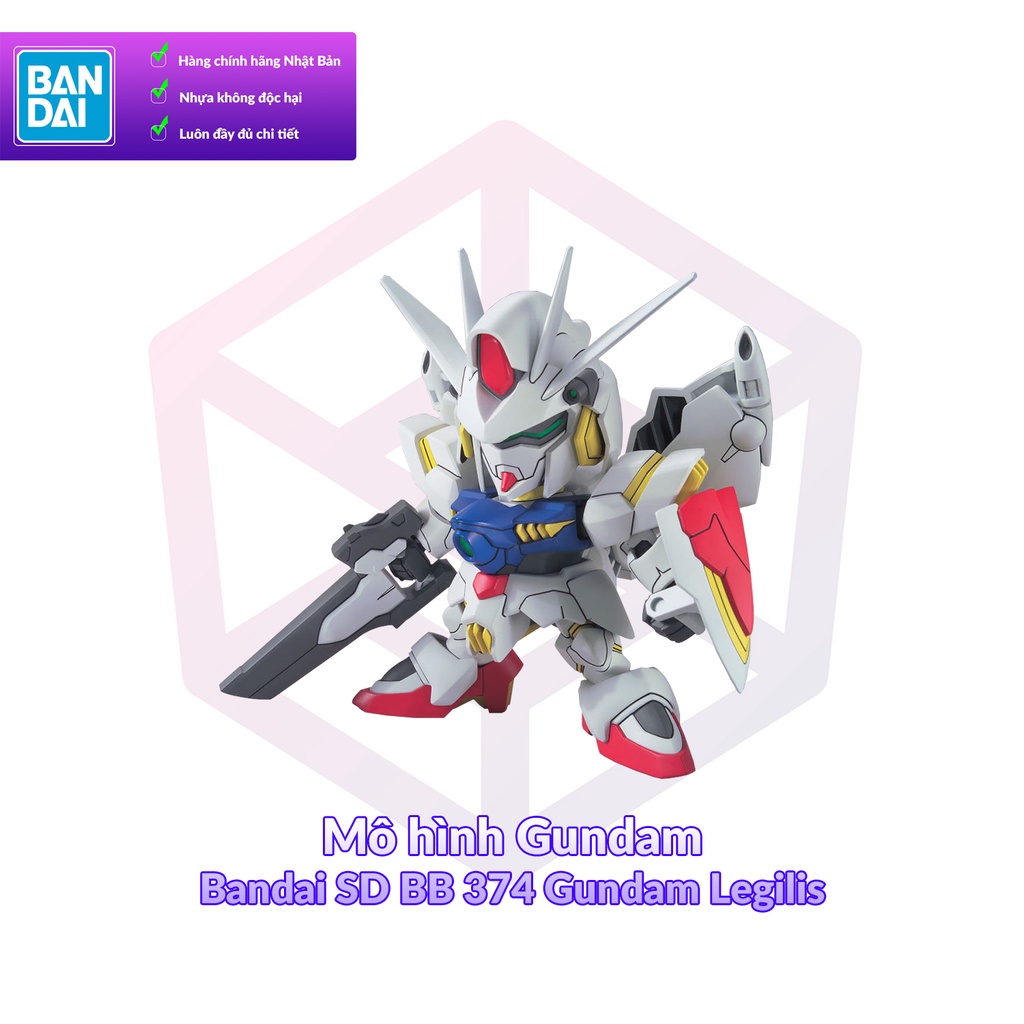 Mô hình Gundam Bandai SD BB 374 Gundam Legilis [GDB] [BSD]