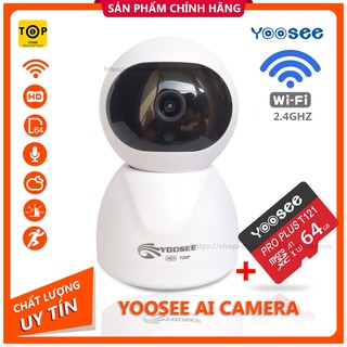 Camera WiFi / Camera YooSee AI GW051 HD Thế Hệ Mới Kèm Thẻ Nhớ