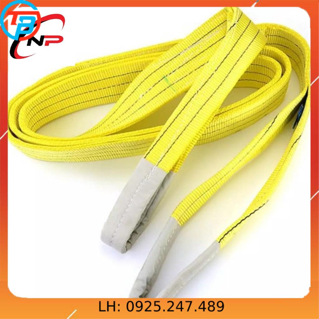 Dây bẹ cẩu hàng 3 Tấn bản rộng 75mm.kích thước dài 1 mét  2 mét 3 mét.kimkhinhatphat