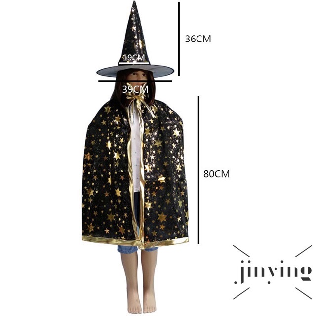 Áo choàng halloween + mũ