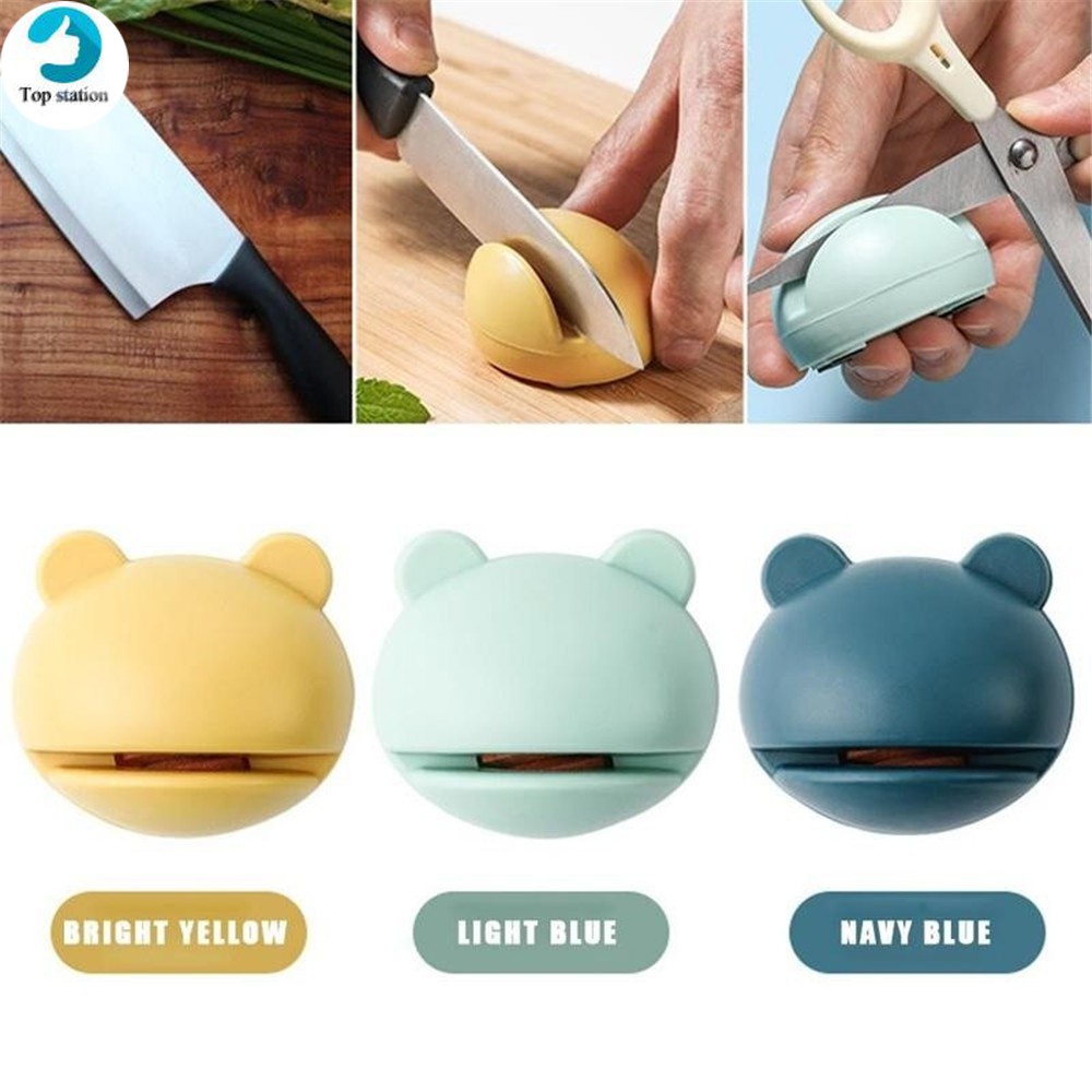 Dụng cụ mài dao thiết kế chú ếch hoạt hình sang trọng tiện lợi dành cho nhà bếp