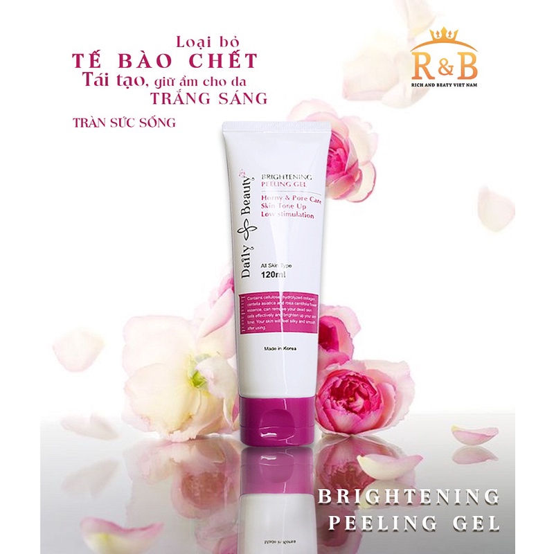 Tẩy tế bào c.h.ế.t Daily Beauty Brightening Pelling Gel - Tẩy da c.h.ế.t sạch nhẹ nhàng, thu lỗ chân lông
