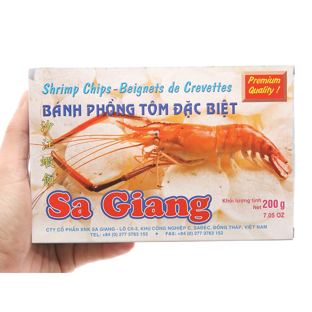 Bánh phồng tôm đặc biệt Sa Giang 200g