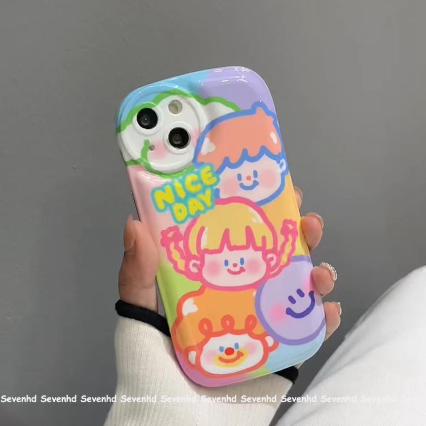 Ốp Điện Thoại Mềm Họa Tiết Hoạt Hình Cho iPhone 14 13 12 11 Pro Max X XR Xs Max 8 7 6 6s Plus SE 2020