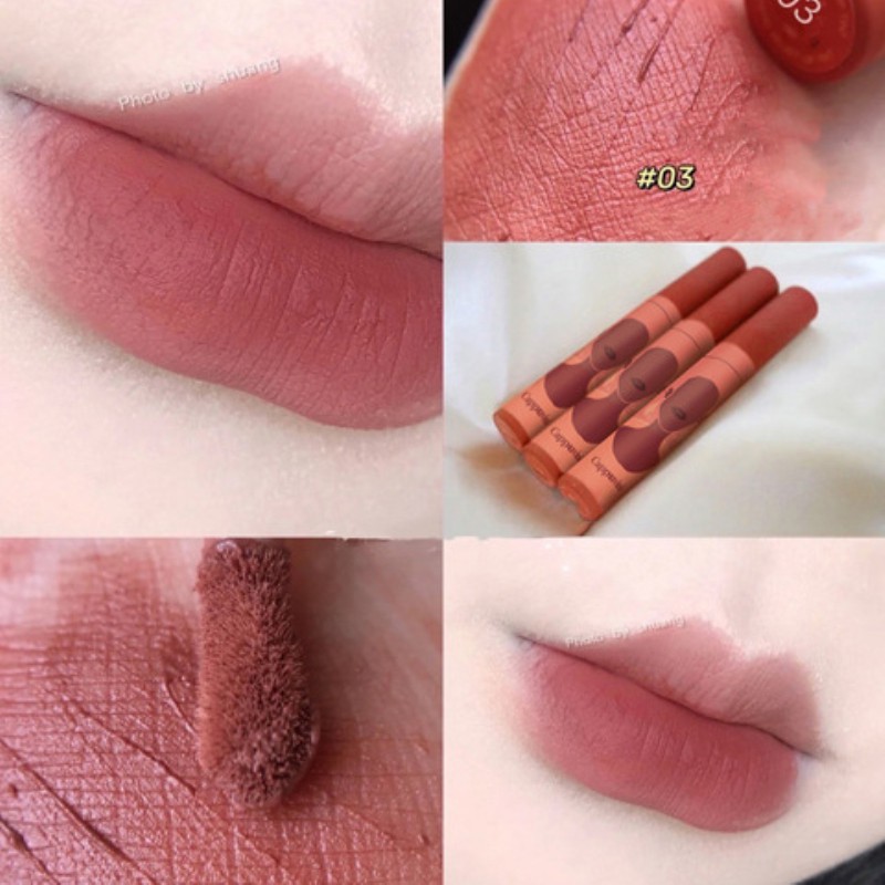 Son môi dưỡng ẩm mờ Son môi Matt Lip Glaze Trang điểm lâu trôi Son môi cappuvini BEAUTYBAY | BigBuy360 - bigbuy360.vn